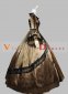 Women Long Flare Sleeves Lace Gothic Medieval Victorian Ball Gown 2