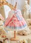 Spring Girls Pink Lolita Multi layered Ruffled Party Dress