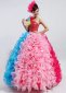 Stage One Shoulder Sequin Tulle Tutu Dresses For Themed Party