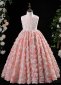 Princess Rose Flower Wedding Dress 5