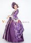 Purple 18th Century Rococo Baroque Ball Gown Dresses Theater Costume 2