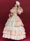 Vintage Out off shoulder Victorian Party Dress Pink Souther Bell Women Ball Gown 1