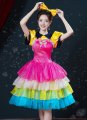 Girls Princess Party Prom Formal Dress Stage Colorful Dresses
