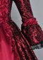 Renaissance Wine Red Victorian Vampire Dress Halloween Christmas Costume 5