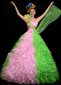 Single Shoulder Flower Bud Dance Costume for Stages
