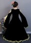 Children Black Velvet Medieval Renaissance Victorian Queen Dress Girls Halloween Ball Gown 3