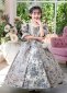 Children Girls Rococo Style Jacquard Historical Costume 4