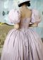 Pink Victorian Dickens Fair Christmas Dress Civil War Women Theater Clothing 4