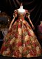 Floral Printing Birthday Prom Dress Medieval Ball Gown 3