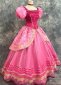 Red Satin Adult Women Princess Cosplay Dress 2