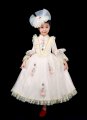 Kids Southern Belle Masquerade Ball Gown Girls Vintage Reenactment Historical Dresses