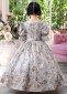 Children Girls Rococo Style Jacquard Historical Costume 6