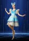 Stage Princess Cosplay Costume Light Blue
