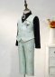 Kids Boys Vintage Brocade Jacquard Baroque Style 3 Piece Formal Blazer