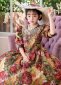 Children Brocade Floral Masquerade Dresses 2