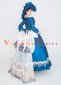 Blue 18th Century Rococo Baroque Renaissance Historical Period Ball Gown 4