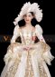 Vintage Champagne Renaissance Victorian Period Ball Gown Dress Reenactment Theater Costume 2