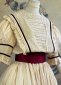Edwardian Vintage Dress 1910s 1920s Downton Abbey Titanic Tea Garden Cotton Crepe Dress 4