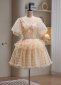 Deep V Neck Tutu Short Prom Homecoming Dress 1