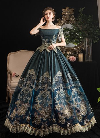 18 세기 마리 앙투아네트 드레스 남부 벨 빅토리아 시대 역사 가장 무도회 드레스 극장 의상