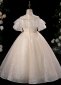 Girls Luxury Wedding Party Princess Dresses 3