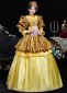 Women Yellow Venice Carnival Costumes 1