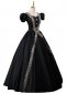 Rococo Black Birthday Party Ball Gown Prom Dress
