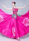 Women One Shoulder Theater Carnival Dance Flower Dresses 1