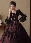 18th Century Ball Gown Dark Fantasy Gothic Witch Halloween Costume 4