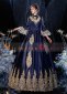 Navy Blue Embroidered Rococo Medieval Victorian Period Dresses Theater Costume
