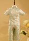 Boys Brocade Jacquard Beading 4 Piece Formal Blazer 3