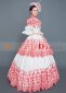 Red Women Party Ball Gown Christmas Masquerade Dresses Theatre Costumes 3