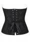 Black Jacquard Overbust Corset 1