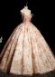 Sparkly Tulle Feather Backless Party Dress 1