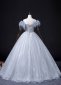 Feather Sleeve Deep V Neck Long Prom Dress with Sequins Beading 3