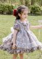Children Girls Floral Short Sleeved Lolita Mini Dress 4