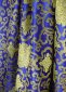 Blue Floral Brocade Rococo Baroque 18th Century Marie Antoinette Style Ball Dress Halloween Costume 4