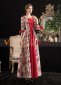 Red Renaissance Colonial Antique Floral Princess Prom Ball Gown Dress 2