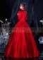 Red Long Sleeve Victorian Civil War Dickens Faire Caroler Little Dress 4