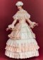 Vintage Out off shoulder Victorian Party Dress Pink Souther Bell Women Ball Gown 2