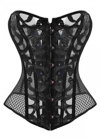 Corset Lace Overbust Shapewear Outfit
