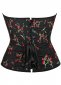 Embroidered Floral Expert Waist Training Overbust Corset 1