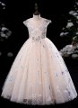 Children Butterfly Sequin Tulle Dress Girls Prom Homecoming Dresses