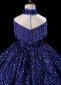 Vintage Girls Bead Fringe Party Sequin Formal Dresses 6