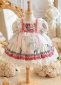 Girls Flower Lolita Lace Dress Wedding Party Evening Formal Dance Gown