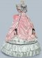 Women Vintage Pink 1880s 1890s Blue Pink Southern Belle Dress Sallon Girl Costume
