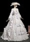 Rococo White Wedding Prom Party Dress 2