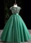 Christmas Girls Sequin Tulle Formal Dresses