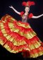 Women Carnival Dance Dresses Holiday Flamenco Group Dress 1