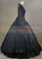 Black Long Sleeve Civil War Renaissance Victorian Ball Gown DressBlack Long Sleeve Civil War Renaissance Victorian Ball Gown Dress 2
